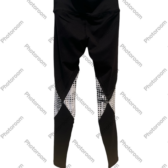 Hera Hero Women's High Waist Seamless Acid Wash Leggings in White /Black - Picture 7 of 11